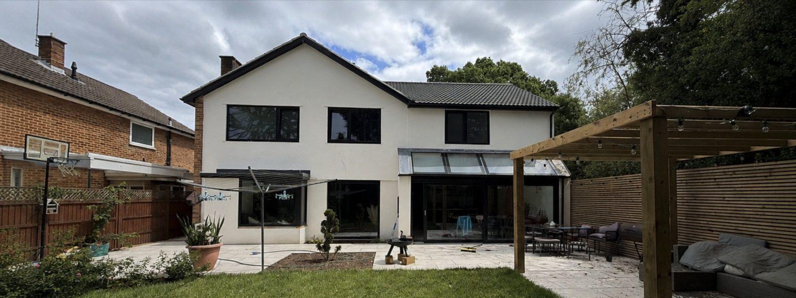 Rear extension and refurbishment, after
