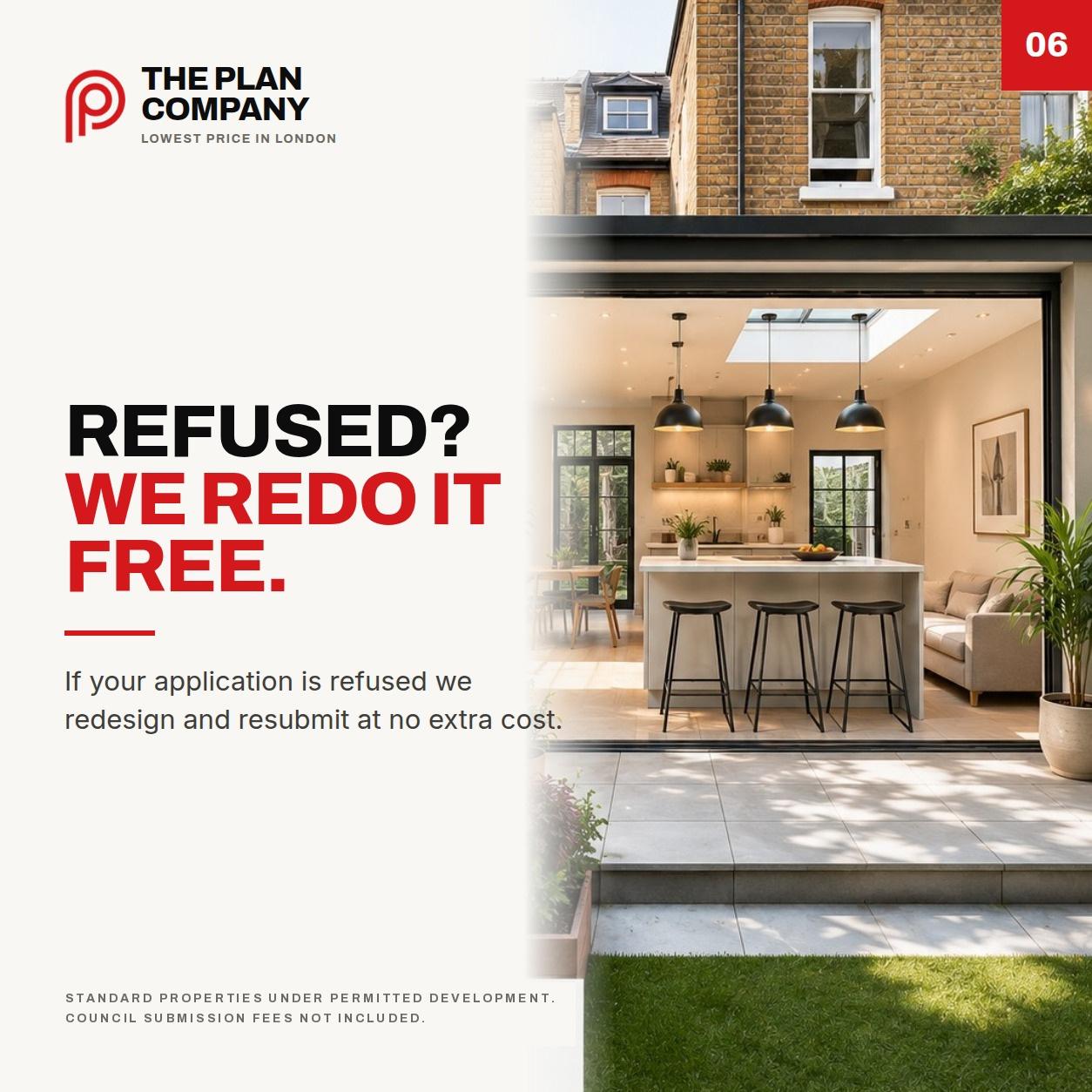 Refused? We redo it free